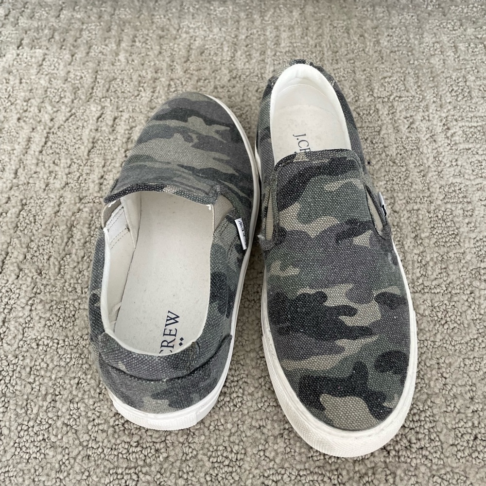 J. Crew Camo Loafers